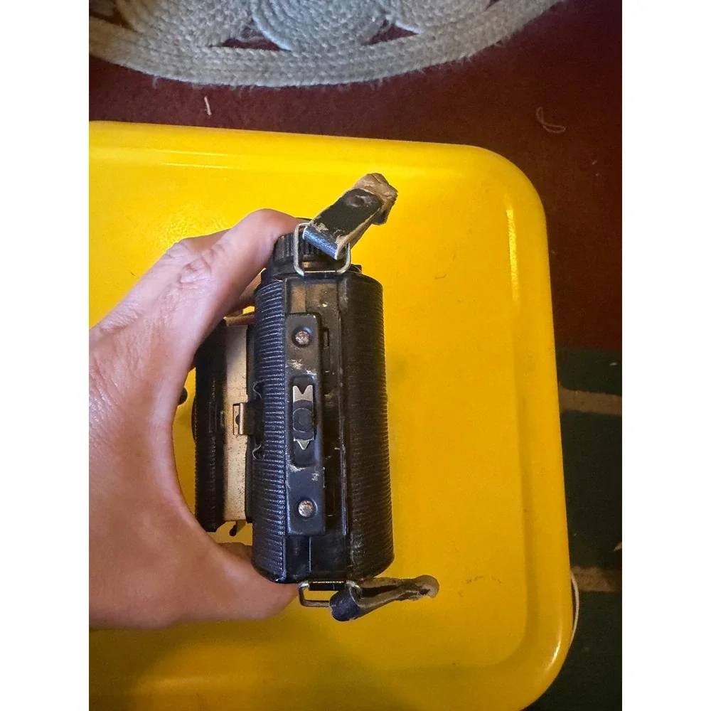 Vintage Ansco Clipper Folding Camera Black Art Deco 616 Film Retro Photography